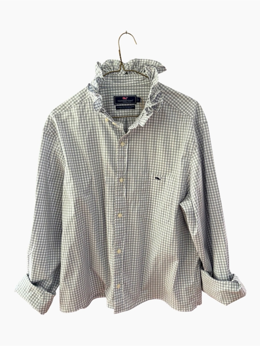 Vineyard Vines Gingham + Ruffle - Picture 2 of 7